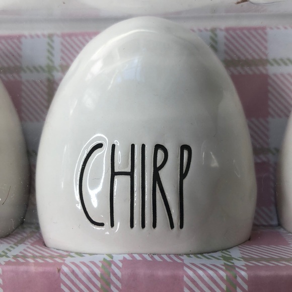 Rae Dunn set of 4 ceramic Easter eggs - Picture 4 of 6